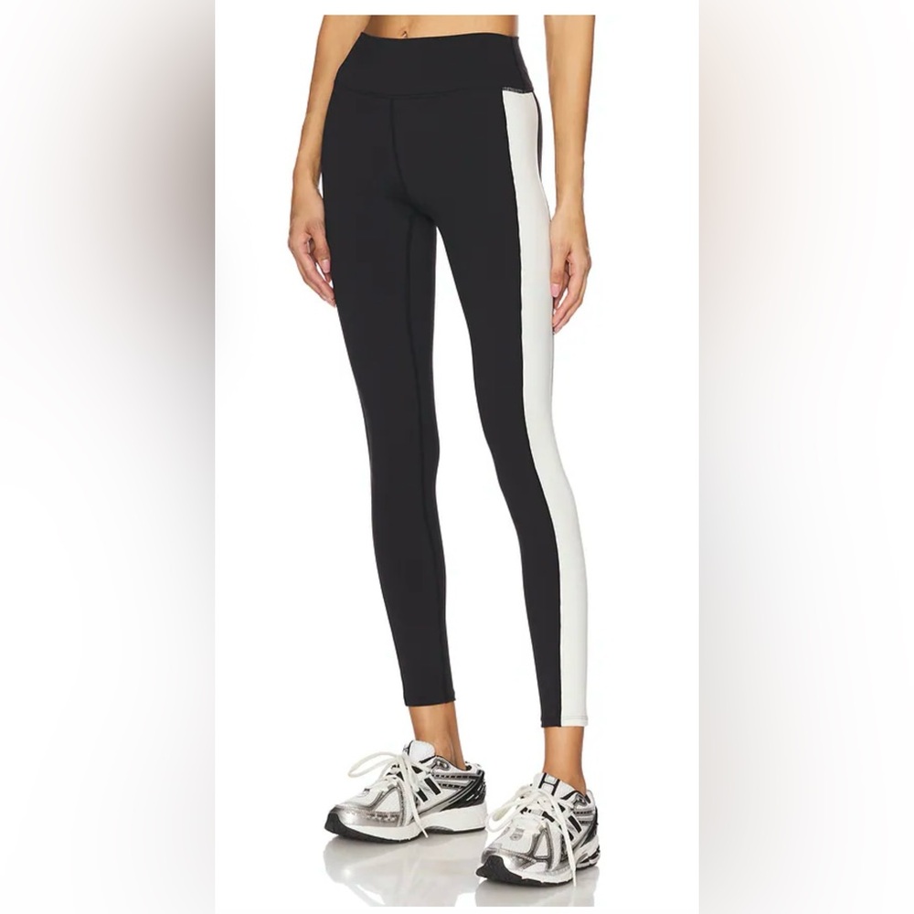 L*Space Sidelines Leggings Black and White Athleisure